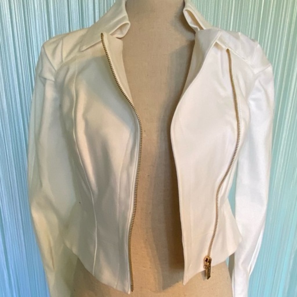 Bebe Collection Off White Blazer Jacket Nwt